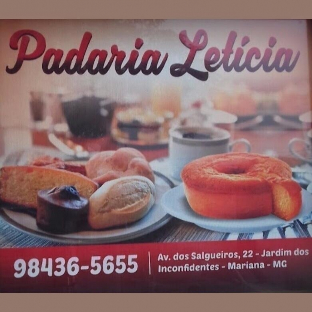 Logo Padaria Leticia